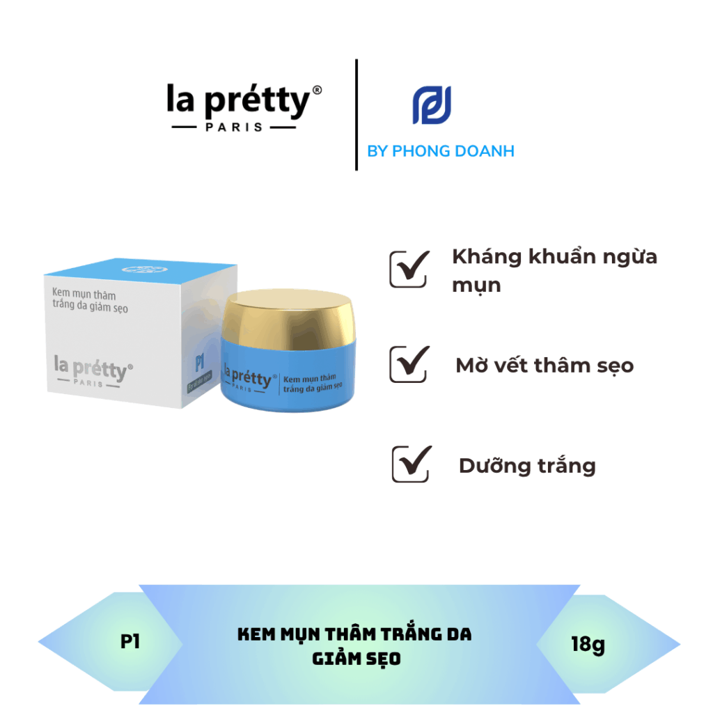 Kem mụn thâm la pretty