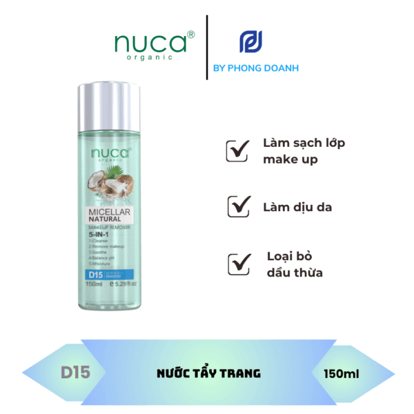 NUCA NƯỚC TẨY TRANG CHIẾT XUẤT DỪA