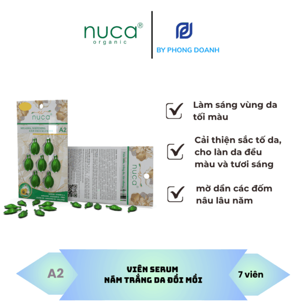 NUCA VIÊN SERUM NÁM TRẮNG DA ĐỒI MỒI 7 VIÊN