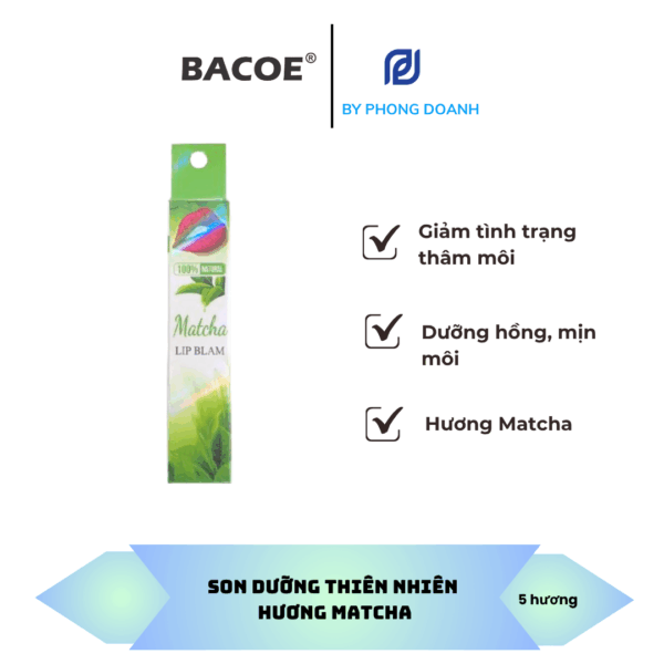BACOE SON DƯỠNG THIÊN NHIÊN HƯƠNG MATCHA