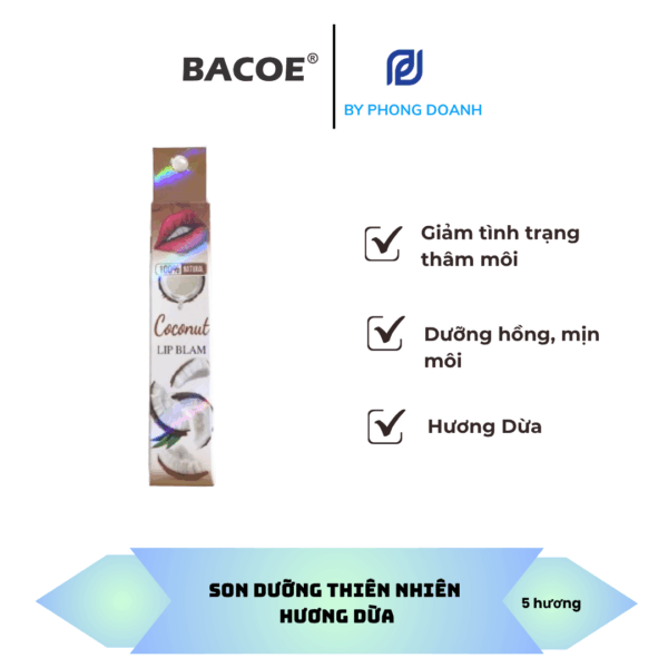 BACOE SON DƯỠNG THIÊN NHIÊN HƯƠNG DỪA