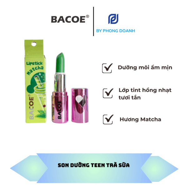 BACOE SON DƯỠNG TEEN TRÀ SỮA HƯƠNG MATCHA