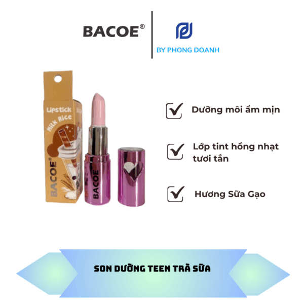 BACOE SON DƯỠNG TEEN TRÀ SỮA HƯƠNG SỮA GẠO