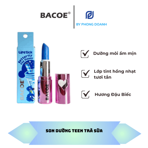 BACOE SON DƯỠNG TEEN TRÀ SỮA HƯƠNG ĐẬU BIẾC