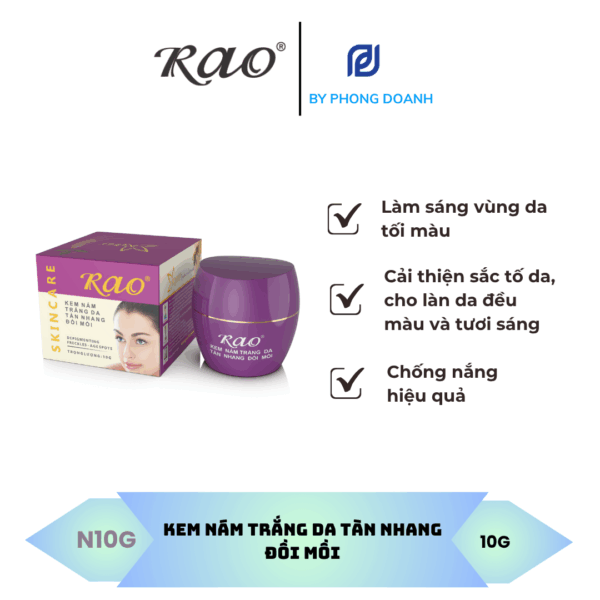 RAO KEM NÁM TRẮNG DA TÀN NHANG ĐỒI MỒI 10G