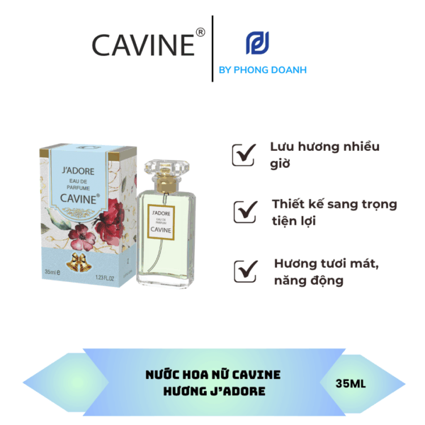 NƯỚC HOA NỮ CAVINE HƯƠNG J'ADORE 35ML