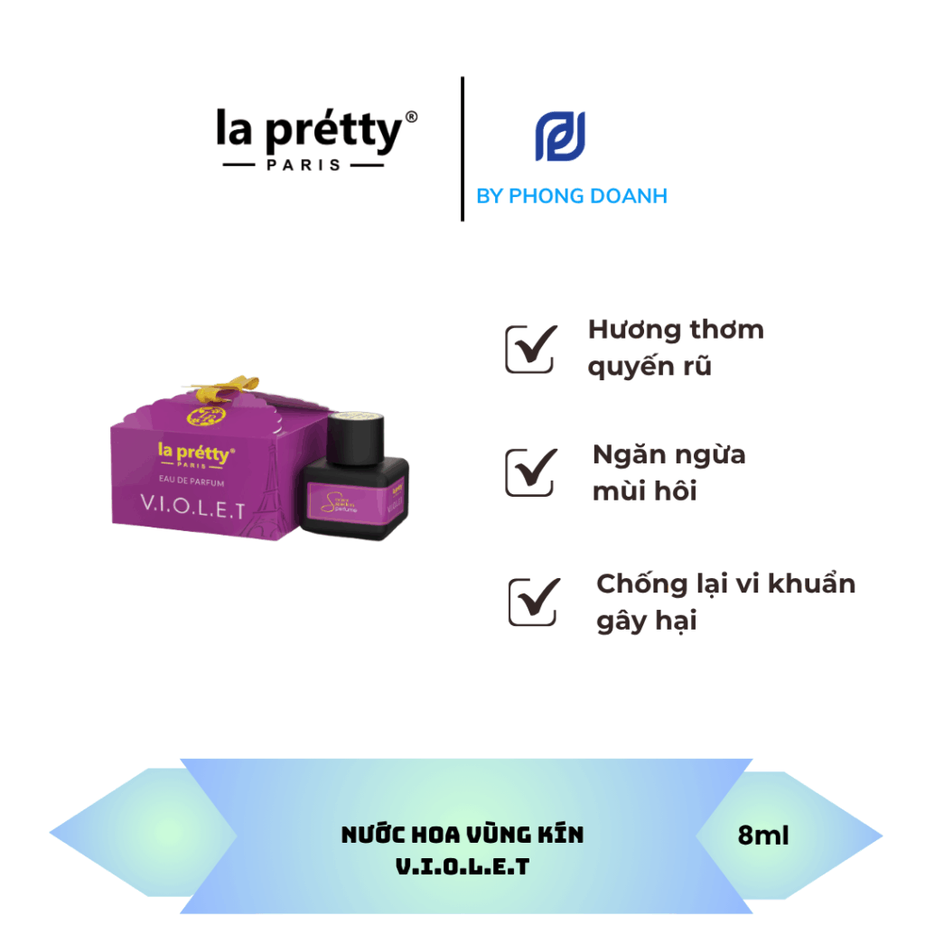NƯỚC HOA VÙNG KÍN V.I.O.L.E.T – LA PRETTY PARIS