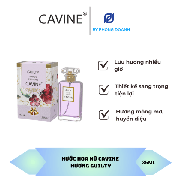 NƯỚC HOA NỮ CAVINE HƯƠNG GUILTY 35ML
