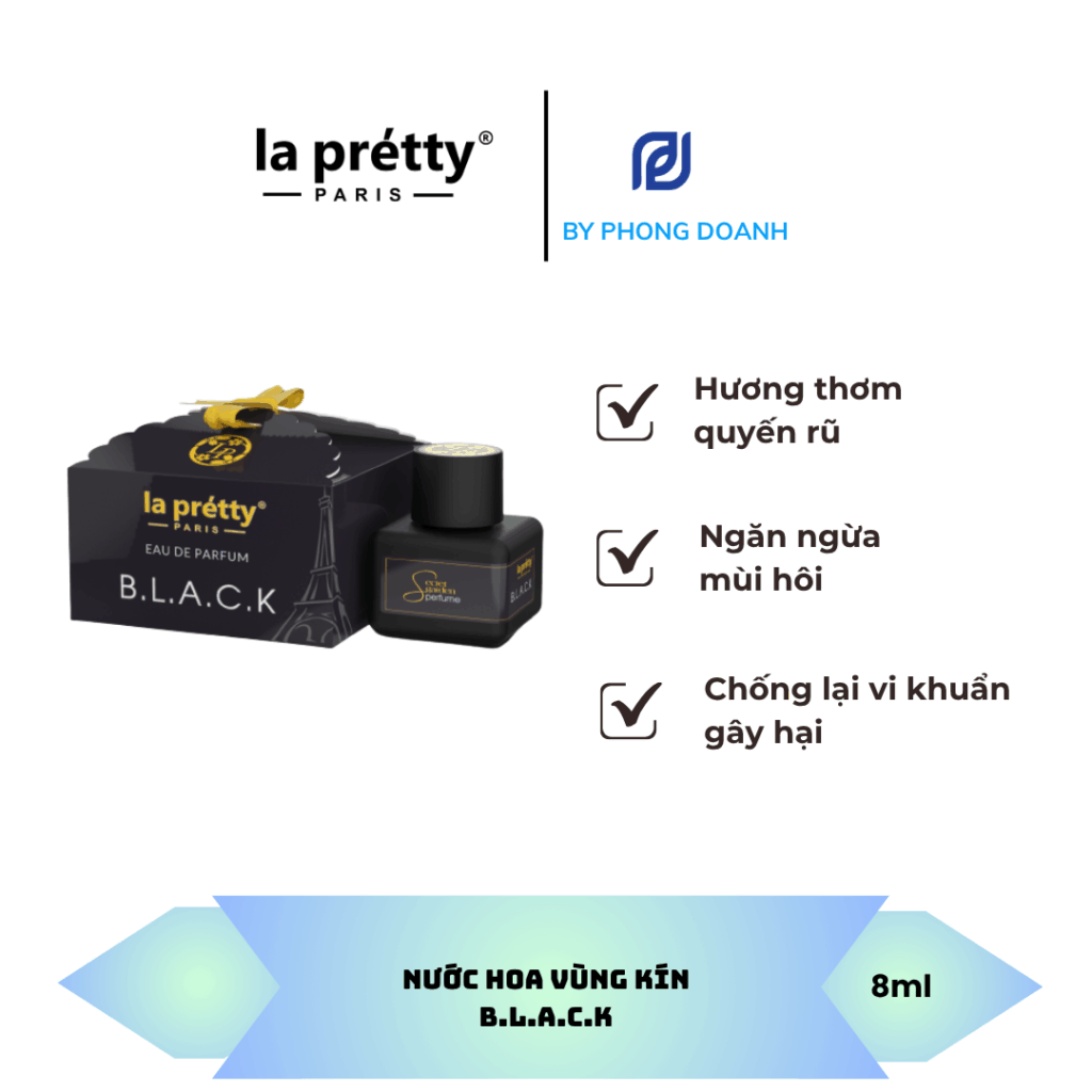 NƯỚC HOA VÙNG KÍN B.L.A.C.K – LA PRETTY PARIS