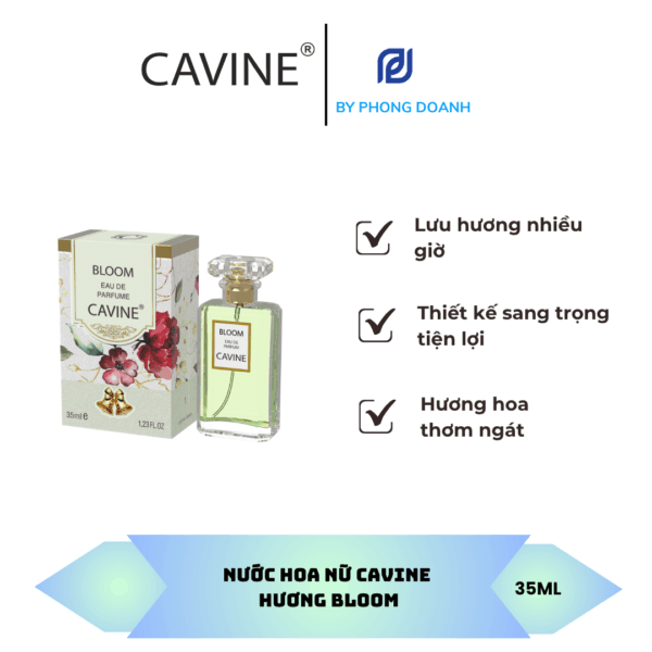 NƯỚC HOA NỮ CAVINE HƯƠNG BLOOM 35ML
