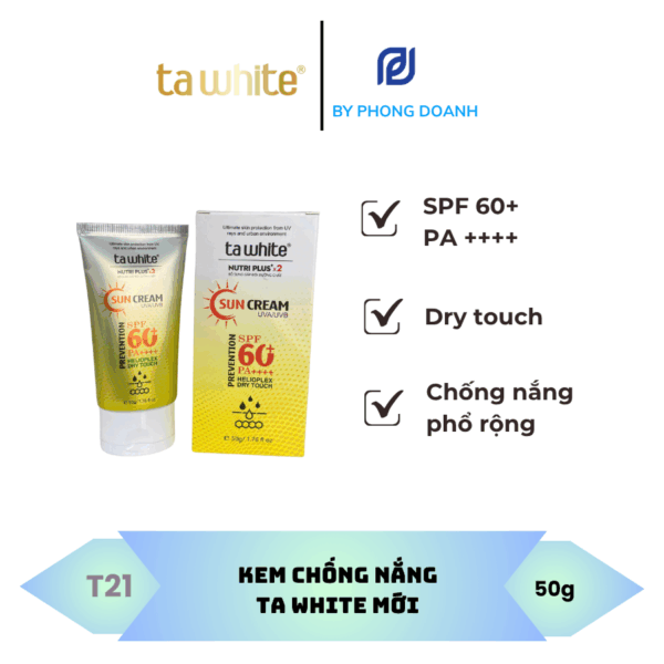 KEM CHỐNG NẮNG TA WHITE