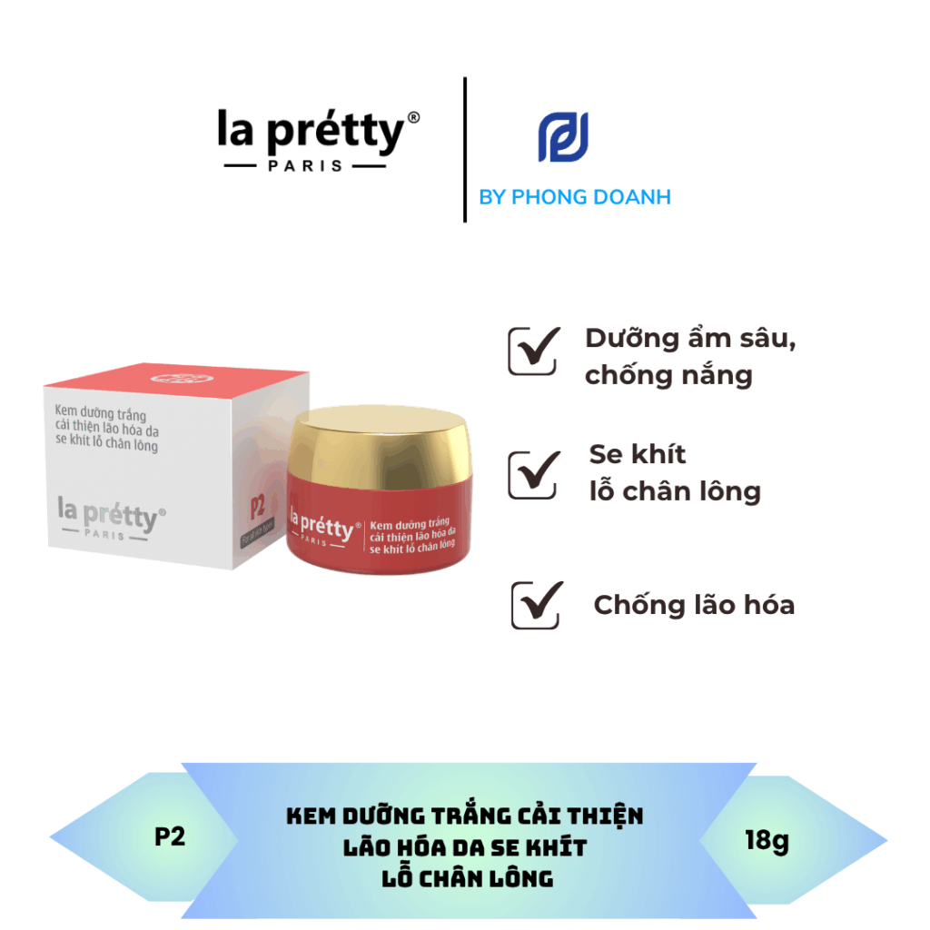 Kem dưỡng trắng cải thiện lão hoá se khít lỗ chân lông