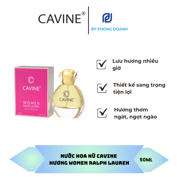 NƯỚC HOA NỮ CAVINE HƯƠNG WOMEN RALPH LAUREN 50ML