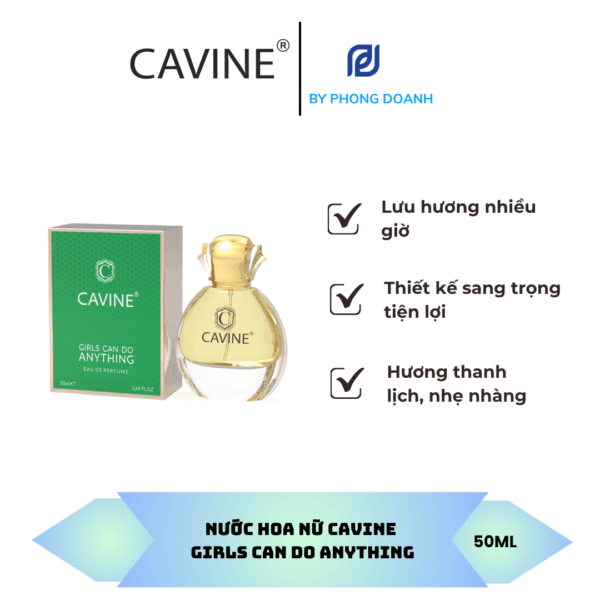NƯỚC HOA NỮ CAVINE HƯƠNG GIRLS CAN DO ANYTHING 50ML