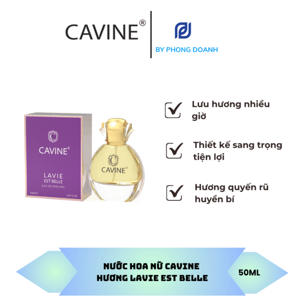 NƯỚC HOA NỮ CAVINE HƯƠNG LAVIE EST BELLE 50ML