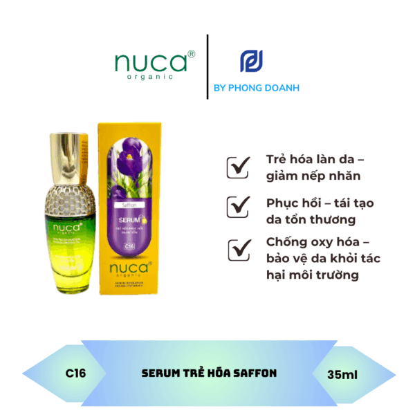 NUCA Serum TRẺ HÓA SAFFON 35ML