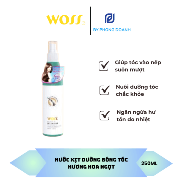 NƯỚC XỊT DƯỠNG BÓNG TÓC HƯƠNG HOA NGỌT 250ML