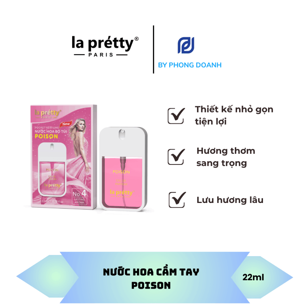 NƯỚC HOA CẦM TAY POISON – LA PRÉTTY PARIS