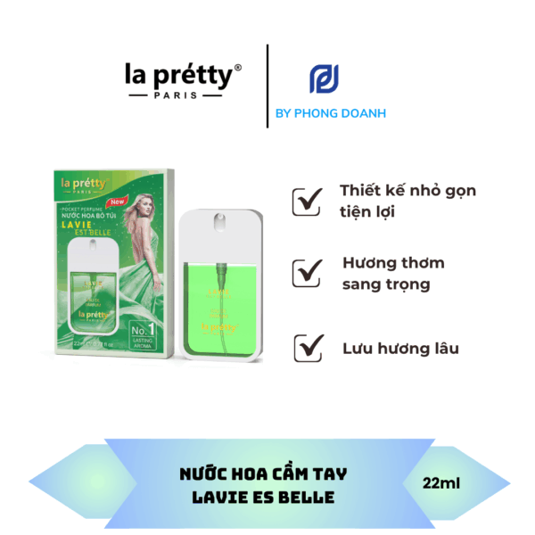 NƯỚC HOA CẦM TAY LAVIE EST BELLE– LA PRÉTTY PARIS
