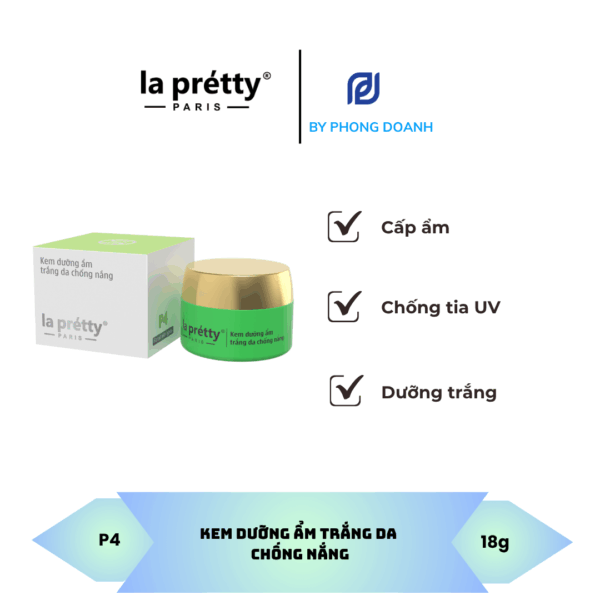 KEM DƯỠNG ẨM TRẮNG DA CHỐNG NẮNG LA PRETTY