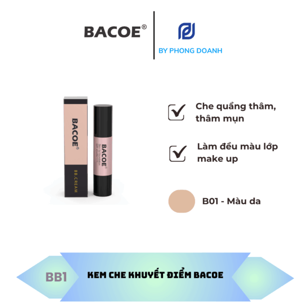 BACOE CHE KHUYẾT ĐIỂM MÀU DA