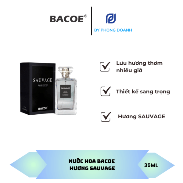 BACOE NƯỚC HOA HƯƠNG SAUVAGE 35ML