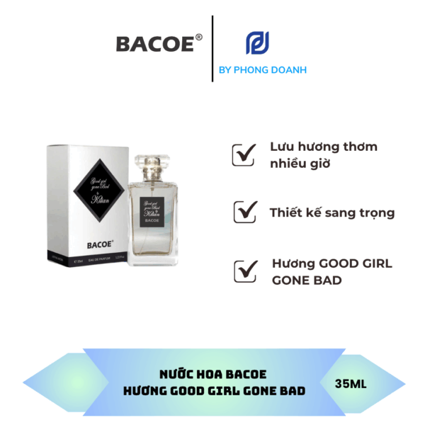BACOE NƯỚC HOA HƯƠNG GOOD GIRL GONE BAD 35ML