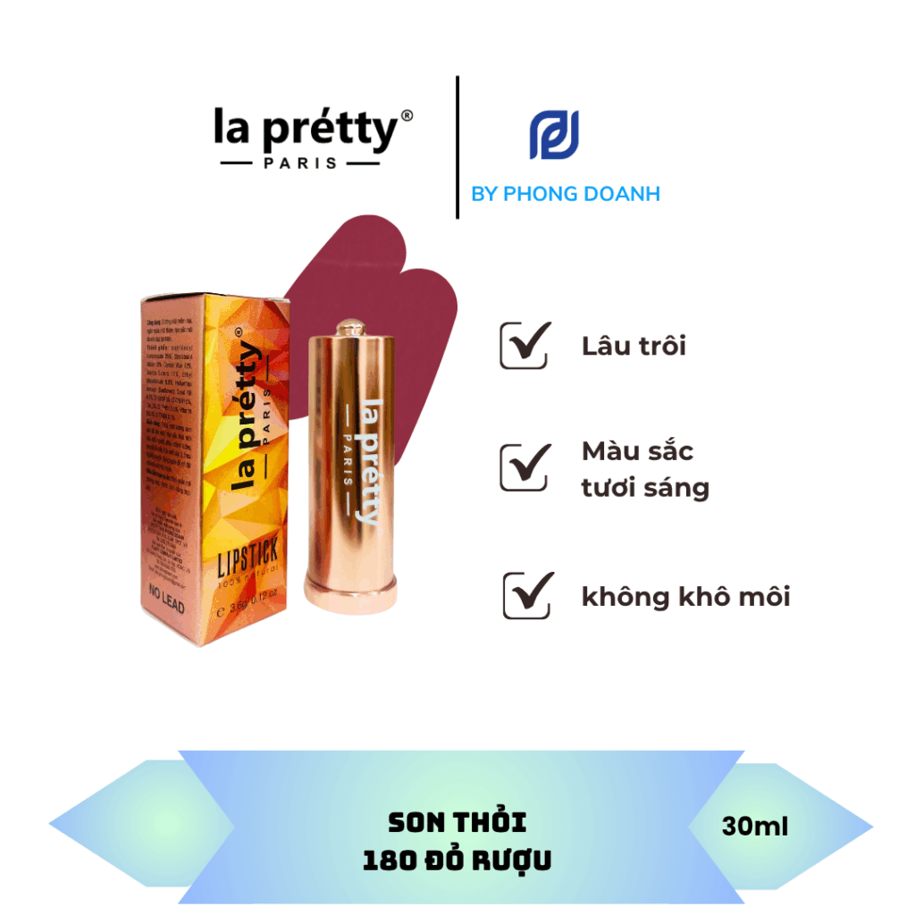 Son thỏi La pretty 180