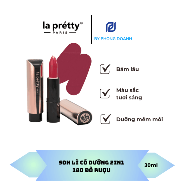 SON LÌ CÓ DƯỠNG LA PRETTY 180