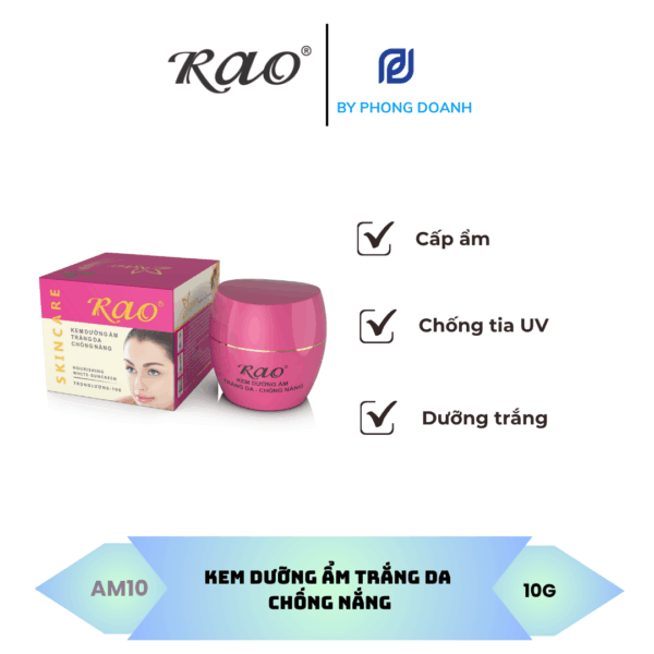 RAO KEM DƯỠNG ẨM TRẮNG DA CHỐNG NẮNG 10G